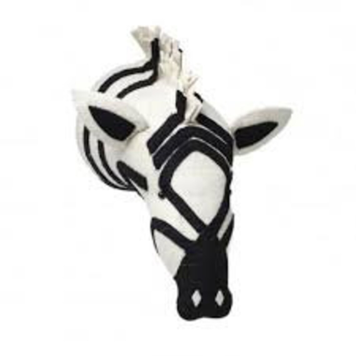 Zebra Large Stuffed Zebra Kids Room Head Kids Animal Etsy