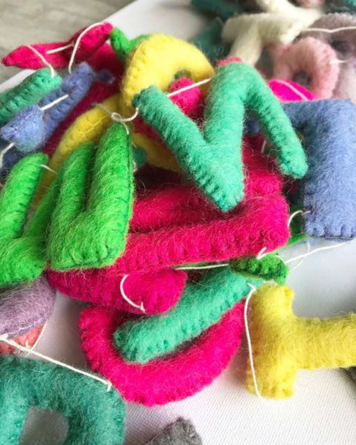 Alphabet Garland Letter Garland Kids Garland Nerds of Etsy