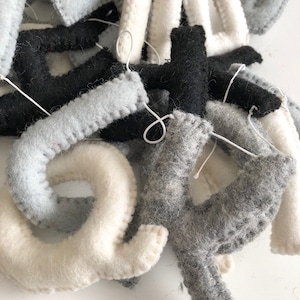 Alphabet Garland | Letter Garland | Kids Garland | Monochrome Madness