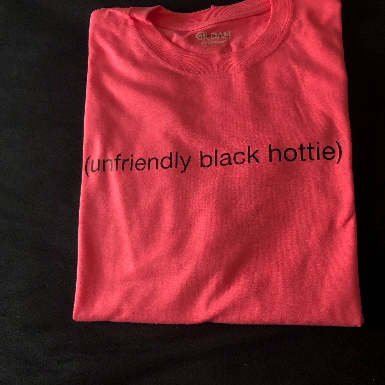 Unfriendly Black Hottie Tee Etsy