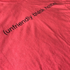 Unfriendly Black Hottie Tee