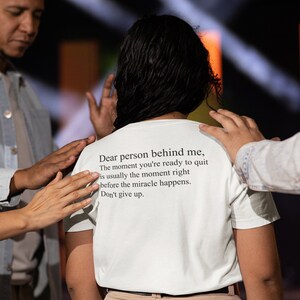 Dear person behind me Shirt, Personalize Shirt, Custom Tee