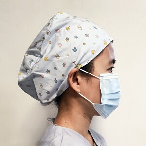 Baby Scrub Cap for Women/ Surgical hat/ Surgical cap/ Euro style Scrub hats/ Scrub caps Gynaecologist/ Adjustable scrub hat/ Gifts for him