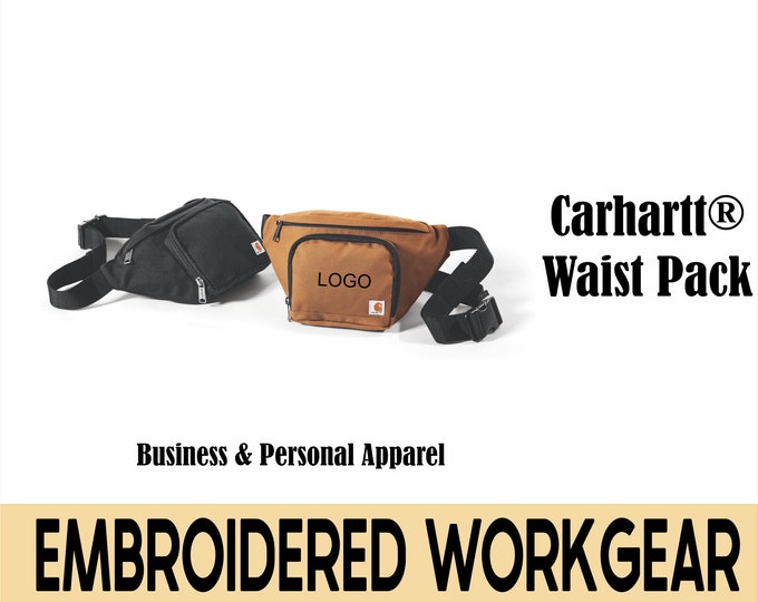 Carhartt® Waist Pack, Personalized Bag, Embroidered Logo, Monogrammed Pack, Personalized Gift, Embroidered Gifts.