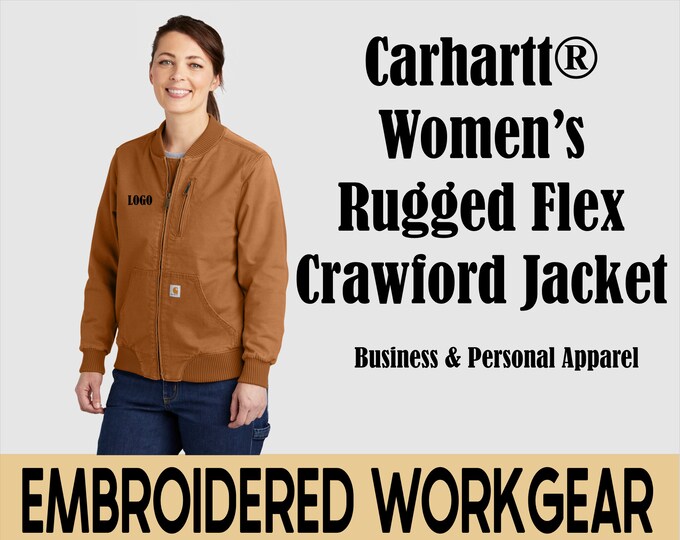 Personalized Gift, Women’s Rugged Flex® Crawford Jacket, Custom Embroidery - Logo, Company Name, Employee.
