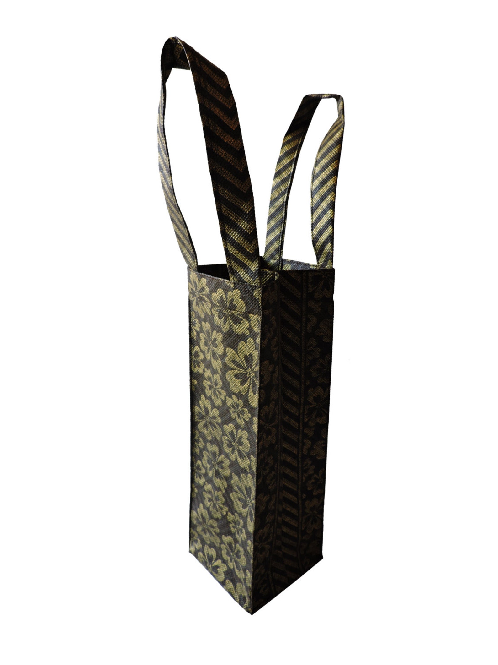 12 Wein-Geschenktüten Aus Papier - Blau/weiß, Robust Mit Hanfgriffen, Für Wein, Whisky, Champagner (9,5x12x38 Cm)