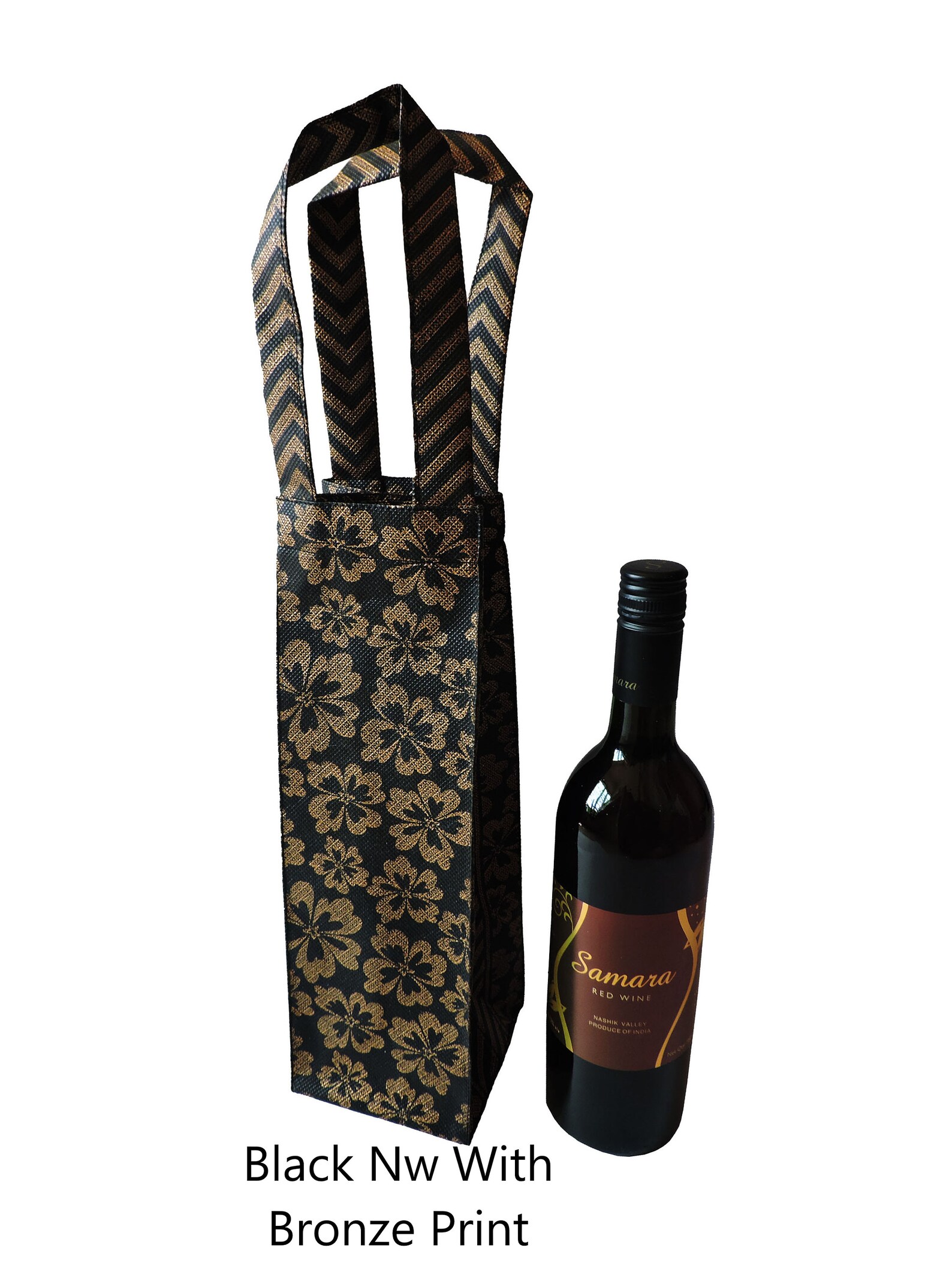 12 Wein-Geschenktüten Aus Papier - Blau/weiß, Robust Mit Hanfgriffen, Für Wein, Whisky, Champagner (9,5x12x38 Cm)