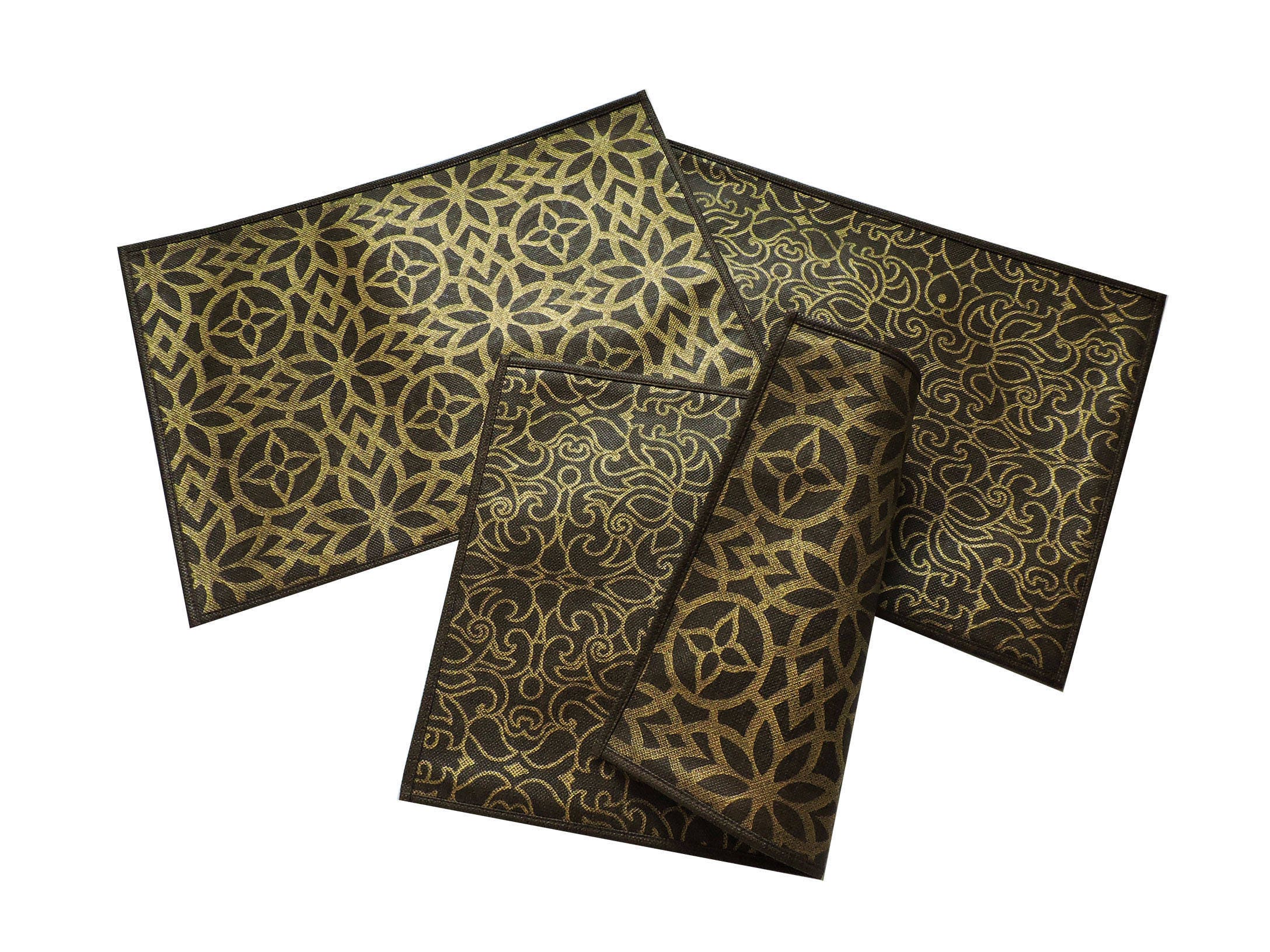 61 Table Mats & Table Runner Golden Dining Mats Table Decor Linen Mats