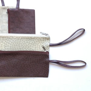 Coin Purse ( SET OF 4 ) # Zipper Pouch # Zipper Wallet # Hand Purse  # Pencil Case # Hand Pouch # Hand Pouch #
