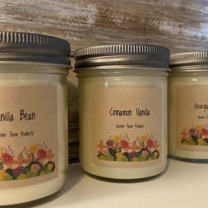 Homemade Candles Soy Candles Wood Wick Soy Candles Handpoured Candles Homemade Candles Scents for any occasion image 5