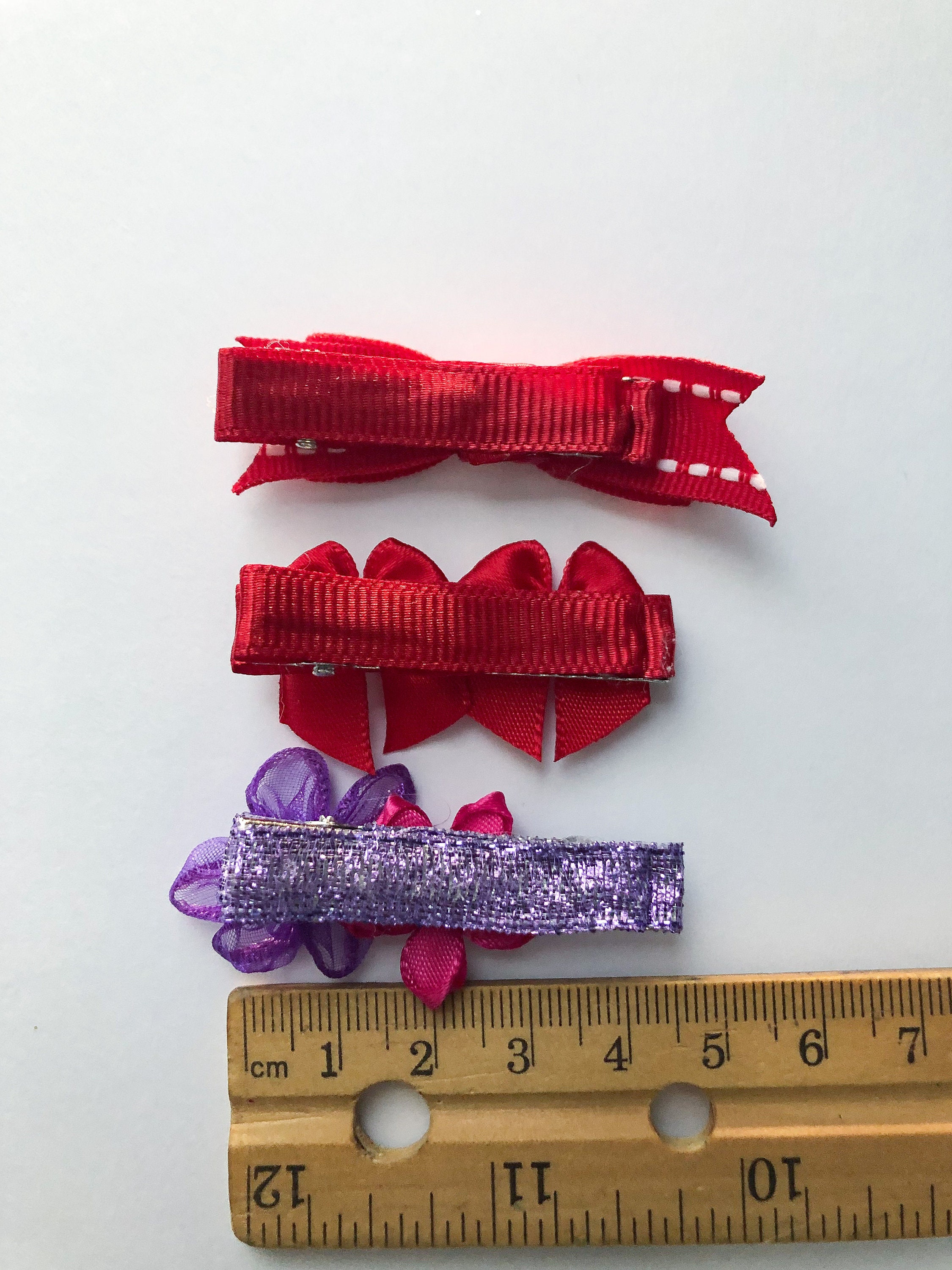 Set of 3 small clips for baby hair accessories for baby Etsy España