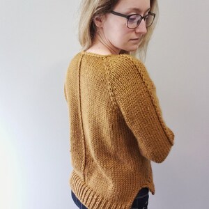 KNITTING PATTERN the Compass Sweater // Knit Sweater - Etsy Canada