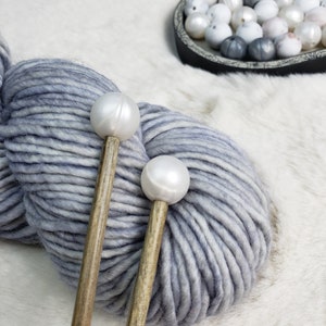 Neutral Round Stitch Stopper Set | Knitting Tool | Needle Stopper | Accessory | Maker Tool | Craft Supplies | Point Protector