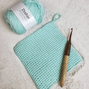 CROCHET PATTERN - The Universal Dishcloth // dishcloth pattern, washcloth, thermal stitch, crochet pattern, dishcloth, spa cloth, cotton