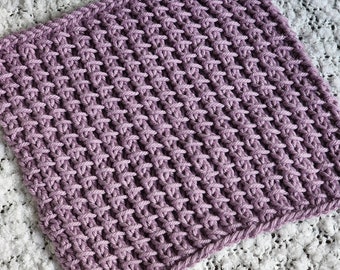 KNITTING PATTERN - The Bamboo Grove Dishcloth // dishcloth pattern, washcloth, knit pattern, dishcloth, spa cloth, cotton, knit dishcloth