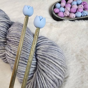 Highland Cow Knitting Needle Point Protectors Stitch Stoppers