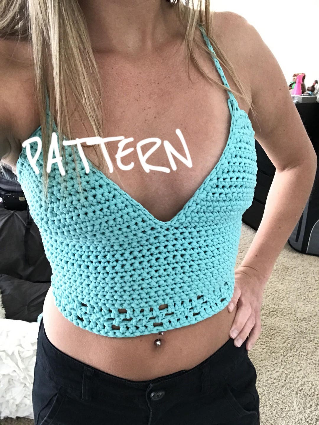 6(ROKU)＞COTTON CROCHET HALTER TOP/トップス - メルカリ