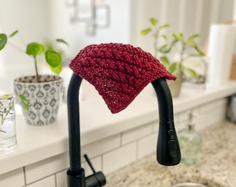 KNITTING PATTERN - The Milk and Sugar Dishcloth // dishcloth pattern, washcloth, knit pattern, dishcloth, spa cloth, cotton, knit dishcloth