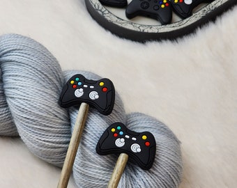 Game Controller Stitch Stopper Set | Knitting Tool | Needle Stopper | Accessory | Maker Tool | Craft Supplies | Point Protector