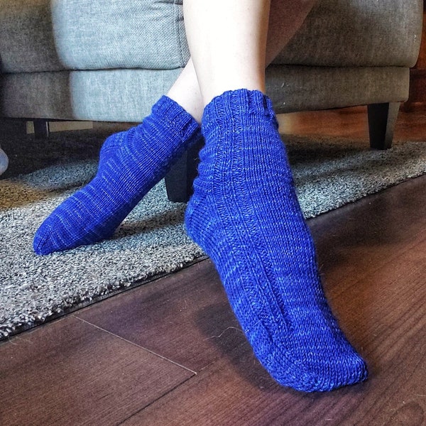 The Need For Bead Socks - KNITTING PATTERN // knit sock pattern, stockinette socks, beaded rib pattern, girls, women, men, unisex, knitting