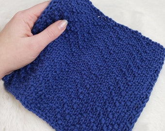 KNITTING PATTERN - The Chevron Seed Dishcloth // dishcloth pattern, washcloth, knit pattern, dishcloth, spa cloth, cotton, knit dishcloth