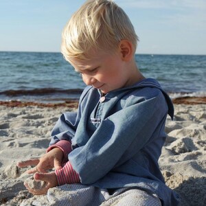 Matrosenhemd / Fischerhemd / Bio Baumwolle / Alternative zu Leinen / Baby und Kinder Obeteil Bild 10