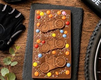 Belgian Chocolate Cycling Bike Bar, Novelty Gift, Father's Day