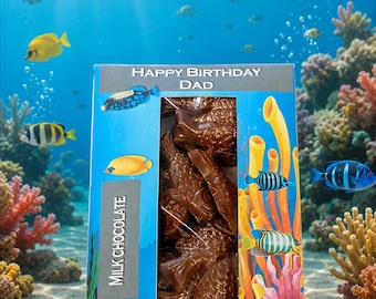 Belgian Milk Chocolate Fish, Novelty Fishing Gift