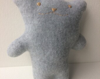 Grey teddy bear | Etsy