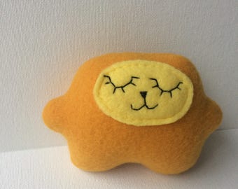 Small mustard and lemon yellow Little astronaut | fort softie