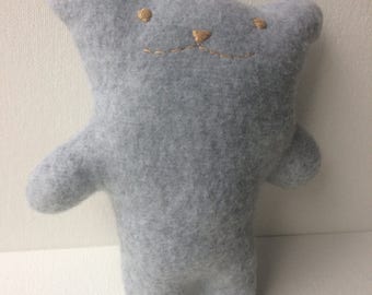 Grey little bear softie | fort softie | grey teddy bear small