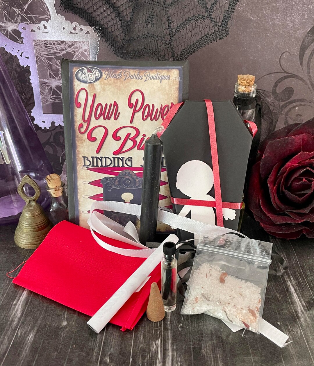 Your Power I Bind Binding Spell Witchcraft Protection Charm Magic Kit