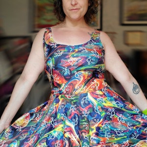 KGLW King Gizzard and the Lizard Wizard Lava Cyboogie Skater Dress