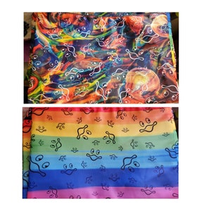 KGLW King Gizzard and the Lizard Wizard large zippered bag/pouch with inner side zipper - Pick a cyboogie style