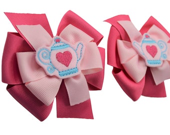 Tea Party Accessories Hair Bows