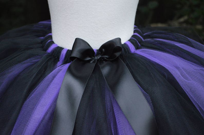 Witch Tutu Halloween Tutu Baby Girl Purple and Black Tutu Etsy
