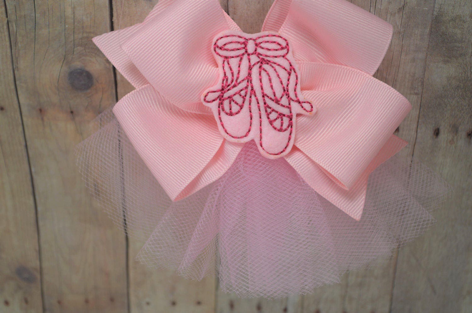 Ballet Bow Ballerina Hairbow Ballet Hair Bow Toddler Etsy