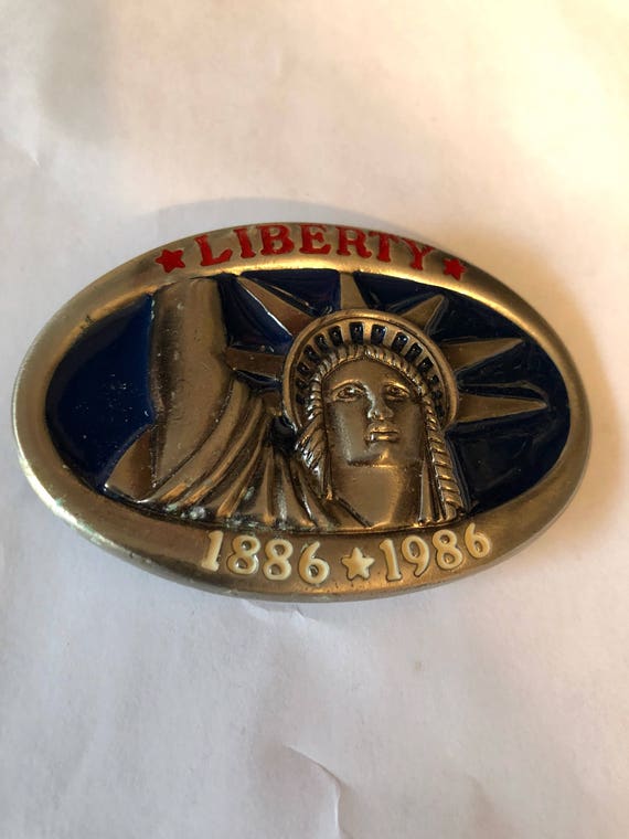 Liberty 1886-1986 bekt buckle - image 1