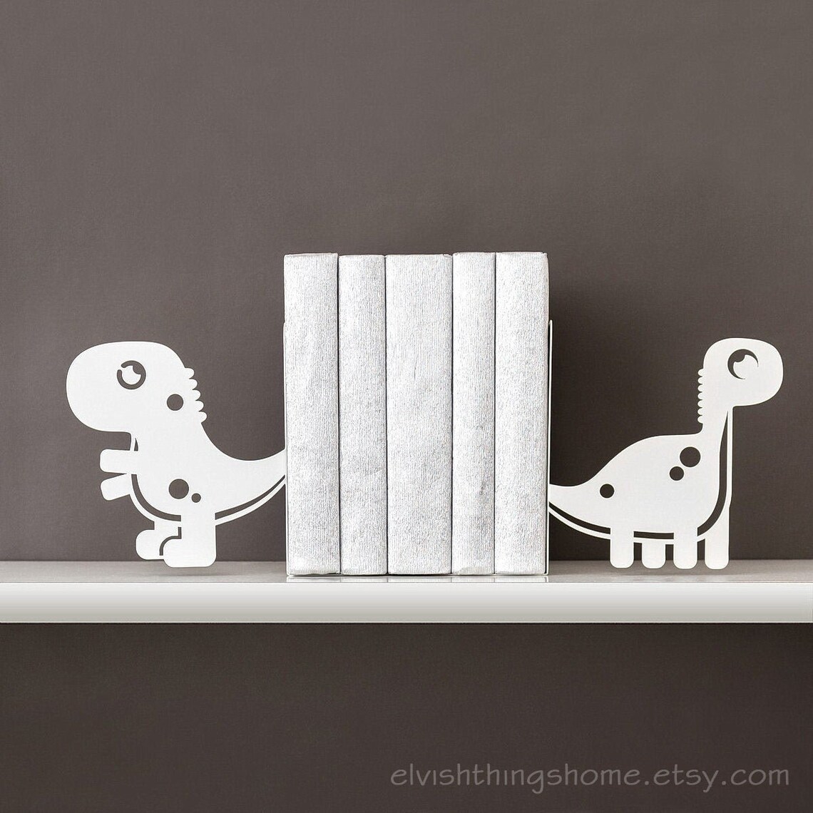 Dino bookends Kids bookends Dinosaur book ends kids Nursery Etsy