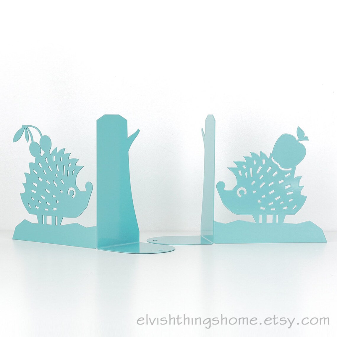 Hedgehog bookends Woodland nursery decor Baby boy nursery Book Etsy