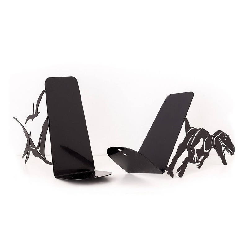 Bookend TRex Dinosaur book ends Dino bookends Metal bookends Etsy