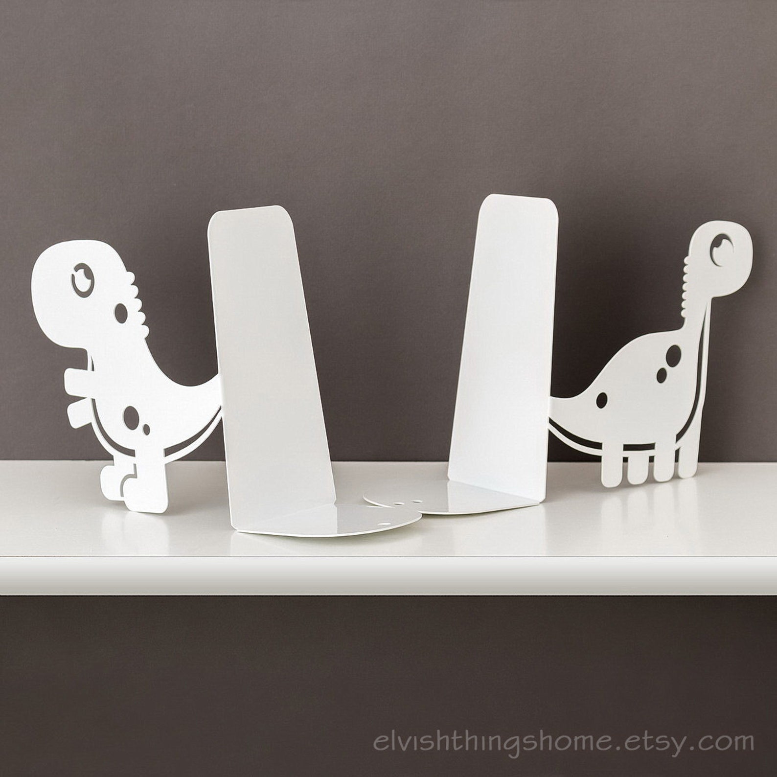 Dino bookends Kids bookends Dinosaur book ends kids Nursery Etsy