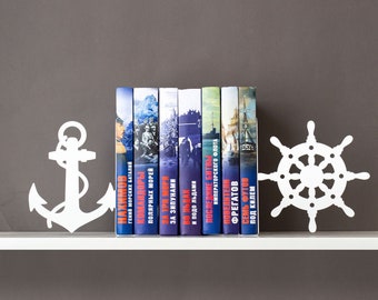 Setting Into The Sea Bookends for Home Decor,Set of 2 Bookshelf,Personalized Wooden Bookends,Book Holder for The Nursery Family Room Library Setting Into The Sea Bookends for Home Decor,Set of 2 Bookshelf,Personalized Wooden Bookends,Book Holder for The Nursery Family Room Library