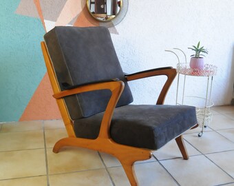 Vintage Designer Sessel Boomerangsessel 50er Jahre