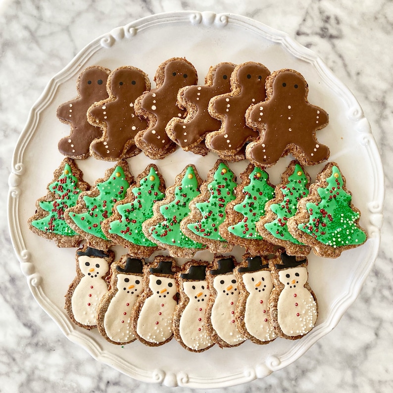 Gourmet Christmas Dog Treats Christmas Tree Frosty the image 0