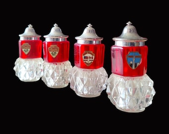Vintage Canadian Souvenir Salt Pepper Shakers – Red Kitsch Travel Lot