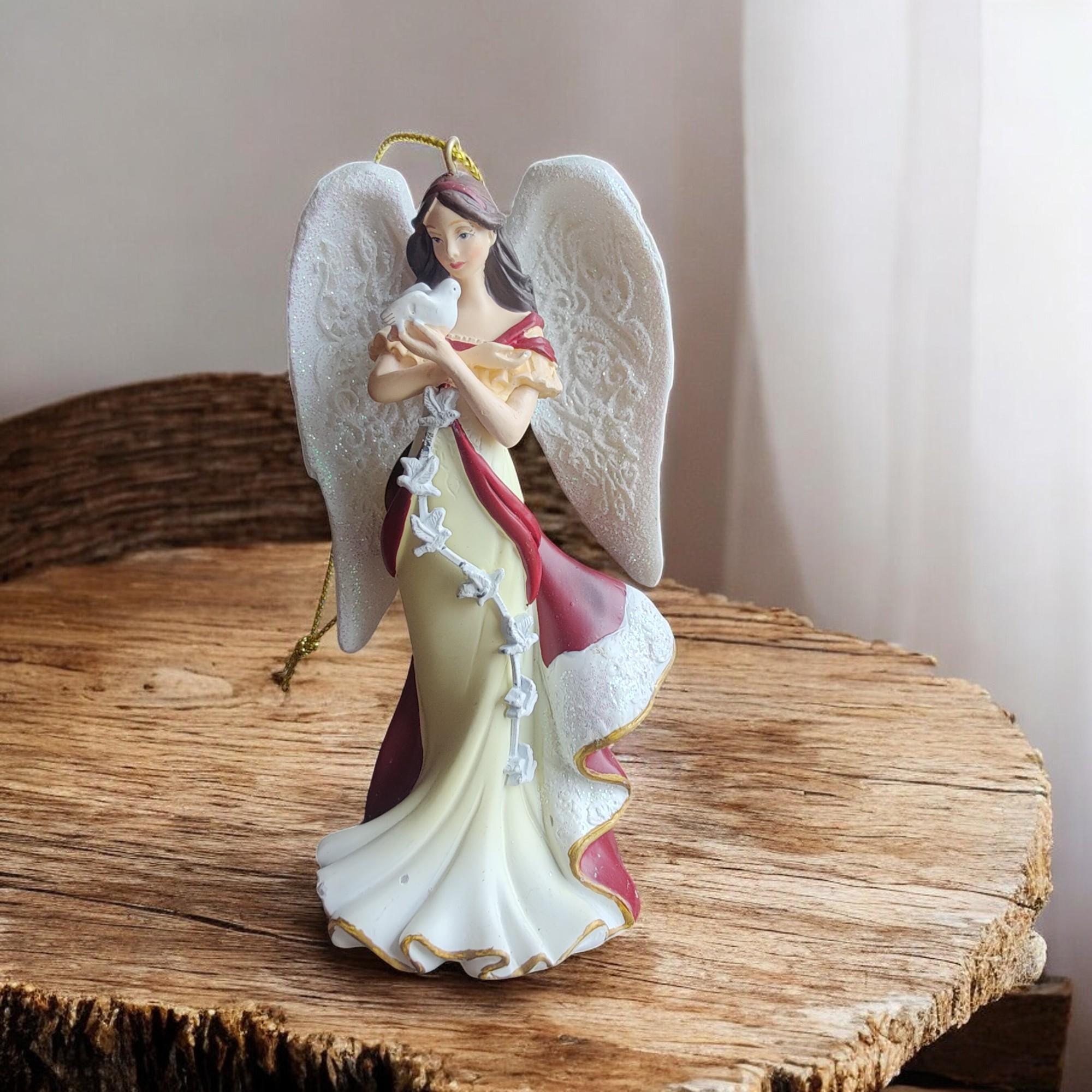 Thomas Kinkade Vintage Christmas Ornaments Winter Angels of Light