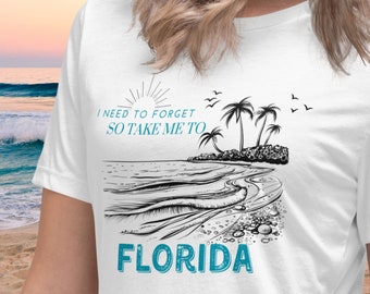 Take Me To Florida Taylor Swift Shirt TTPD Tortured Poets Department Florida!!! Gift for Swiftie I need to forget Concert Outfit Eras Tee