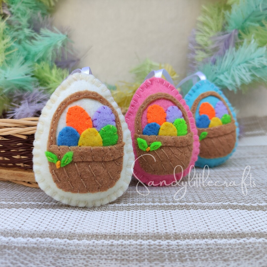 Easter Felt Ornament, Easter Decorations, Easter Tree Decor, Easter