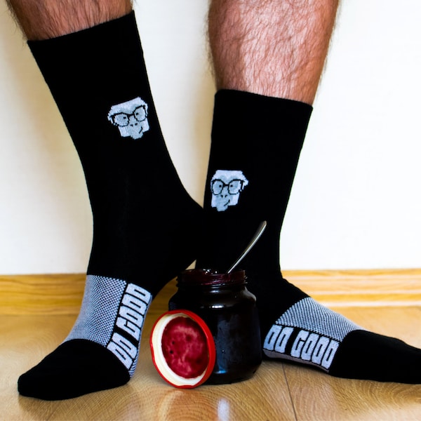 Black Socks | Light weight socks | Cool socks | Unisex socks | Gift socks | Athletic socks | Sport socks | Long socks | Black Friday Socks